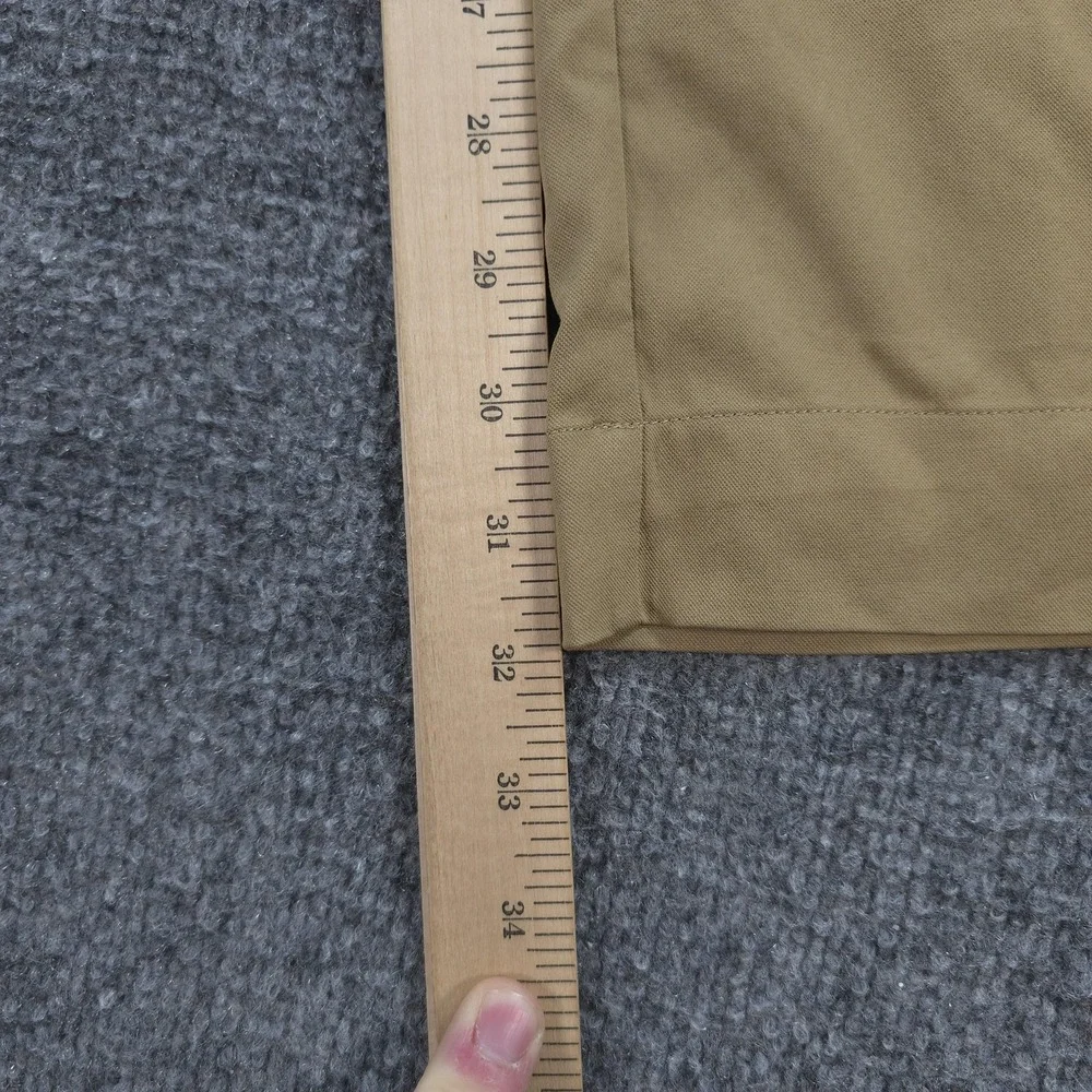Lululemon Pants Womens 12 Beige Pleat-Front High-Rise Trouser Wide Leg Office